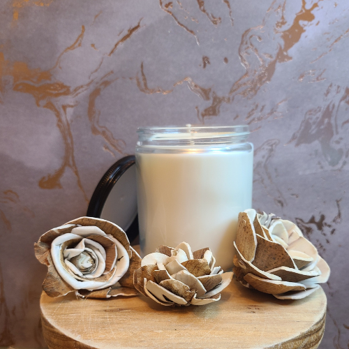 Ambered Tobacco Leaf Soy Candle