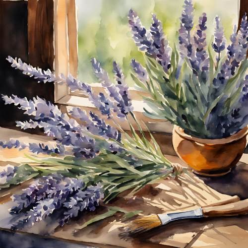 Lavender & Cedar Leaves