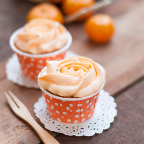 Orange Cream Cupcake