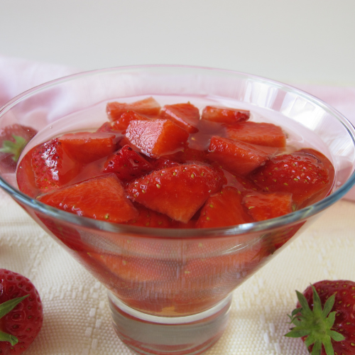 Strawberry Champagne Punch