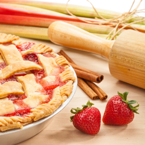 Strawberry Rhubarb Pie Car Air Freshener