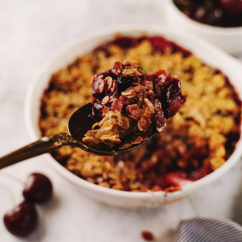 Cherry Crumb Pie